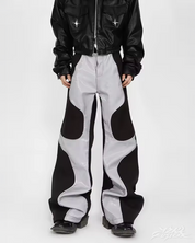 Pantalon cuir baggy Y2K
