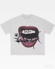 Y2K T Shirt mit Lippen Print