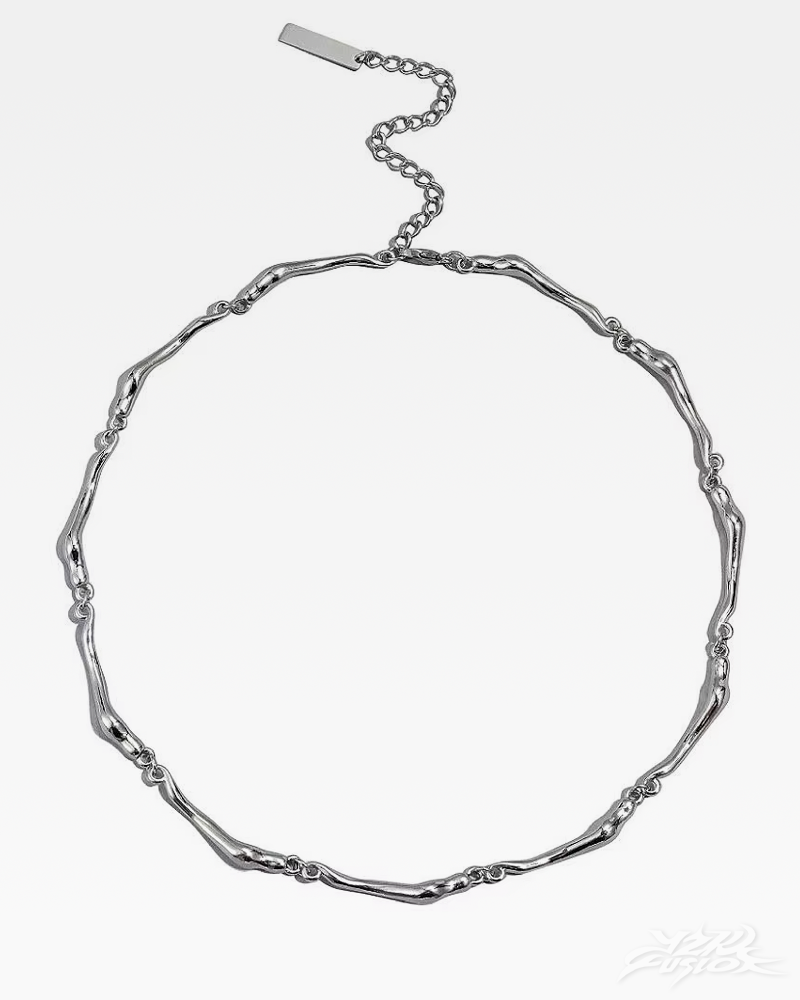 Y2K Liquid Metal Choker