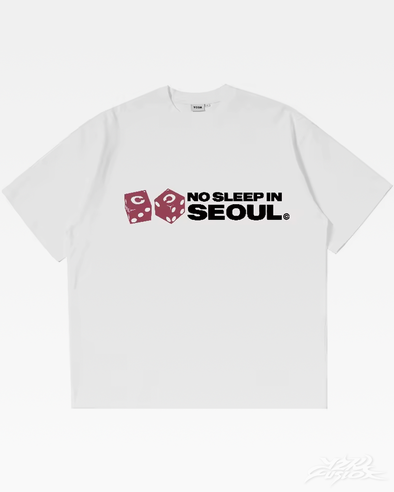 Y2K No sleep in Seoul shirt