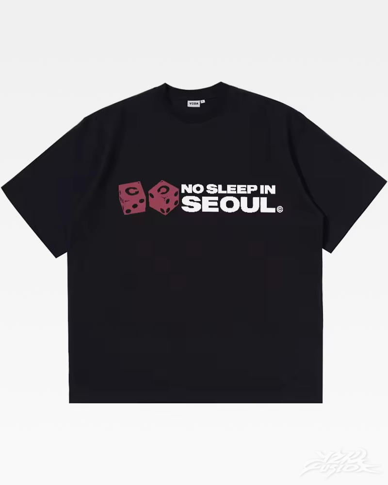 Y2K No sleep in Seoul shirt