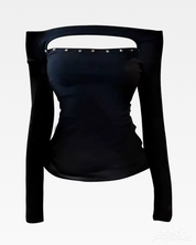 Y2K Off Shoulder Top
