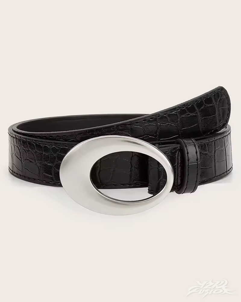 Ceinture boucle ovale Y2K