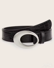 Ceinture boucle ovale Y2K