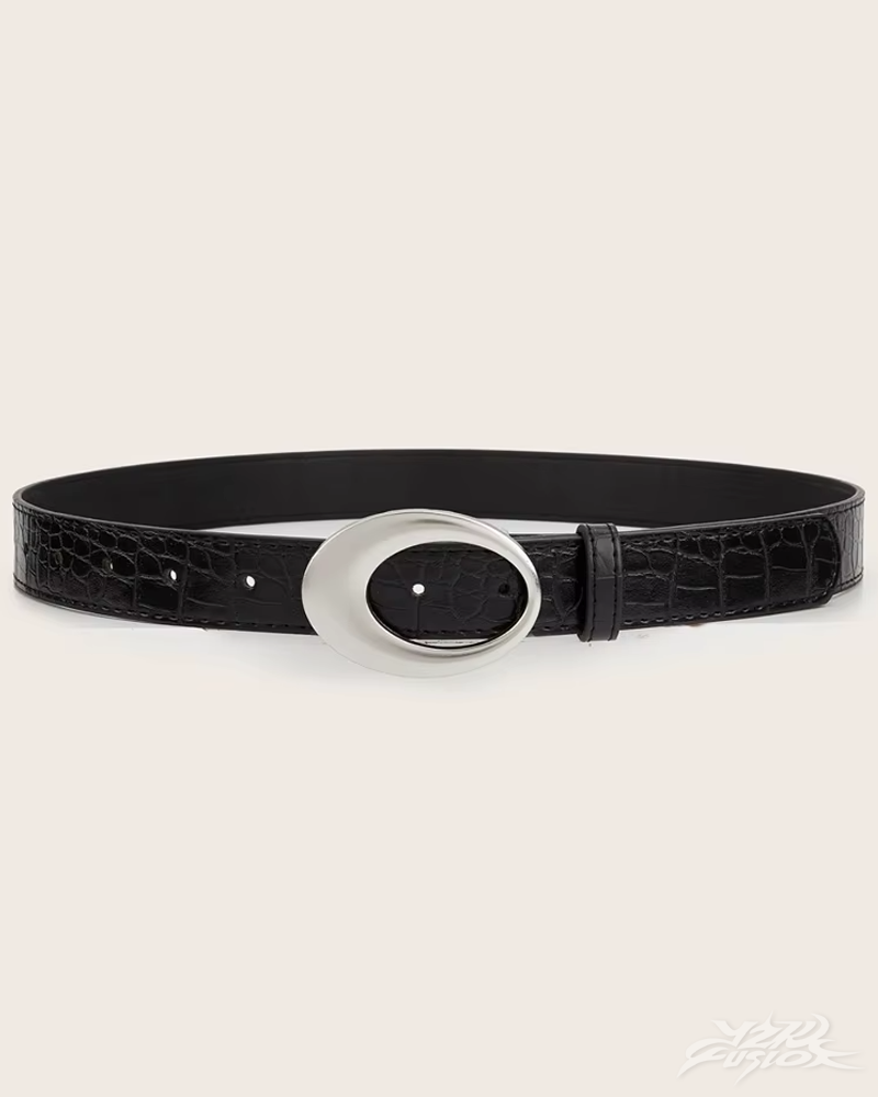 Ceinture boucle ovale Y2K