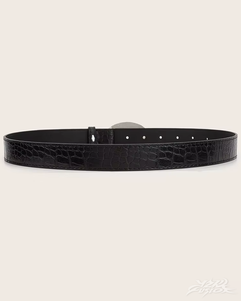 Ceinture boucle ovale Y2K