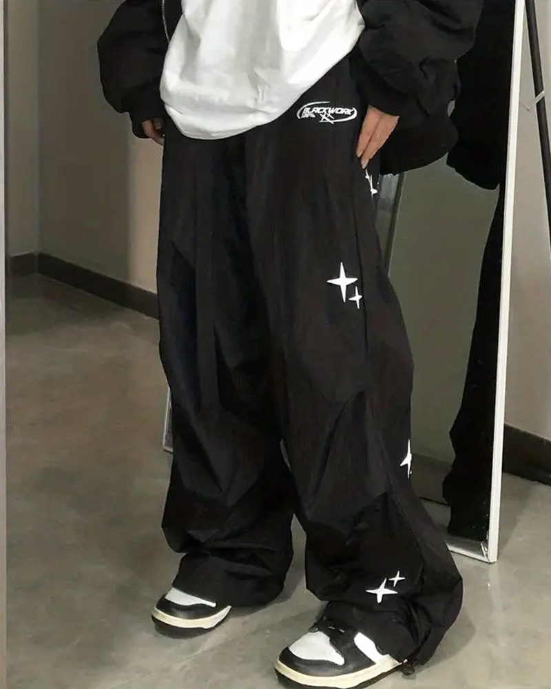 Y2K Parachute Pants​