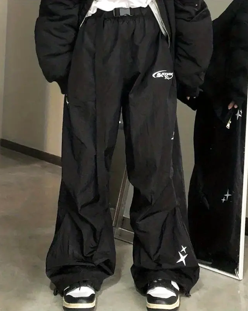 Y2K Parachute Pants​