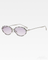 Y2K Ovale Strass Sonnenbrille