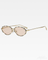 Y2K Ovale Strass Sonnenbrille