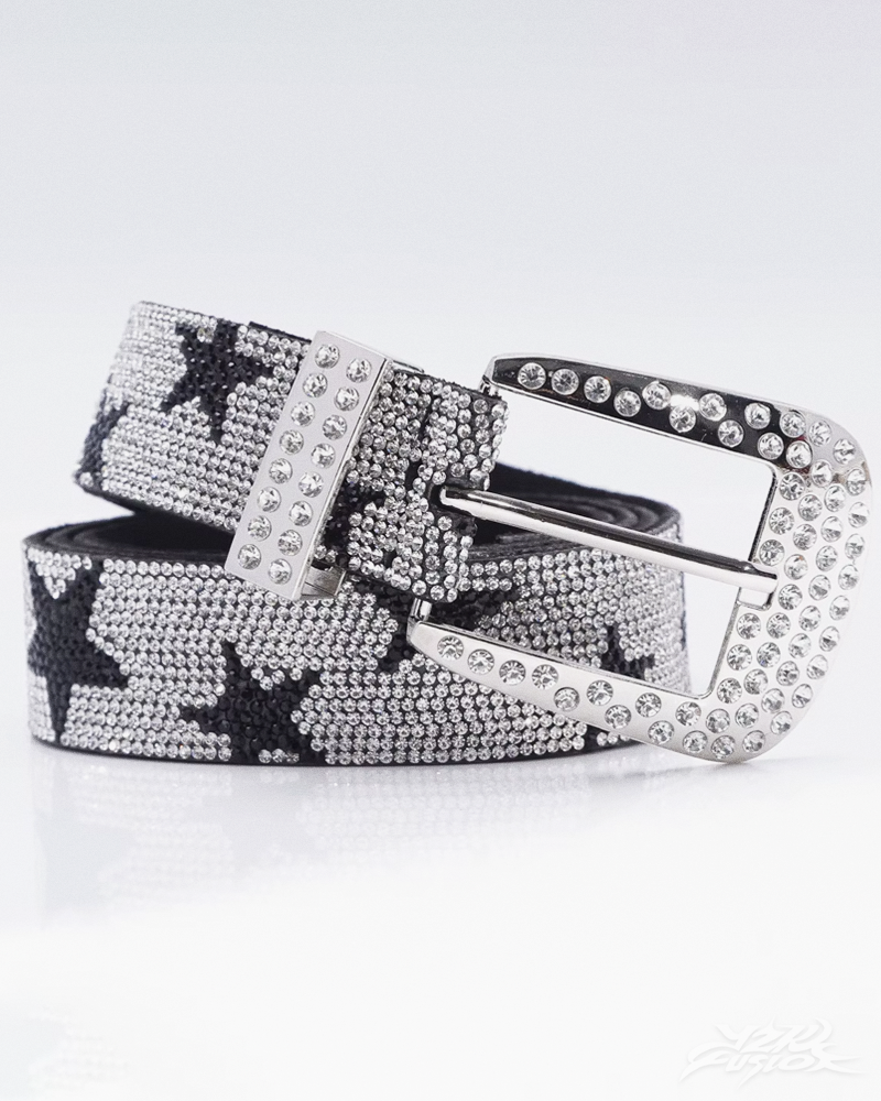 Ceinture étoile strass Y2K