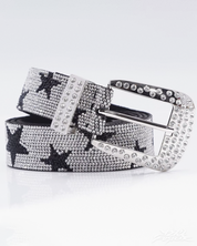 Ceinture étoile strass Y2K