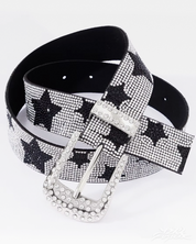 Ceinture étoile strass Y2K