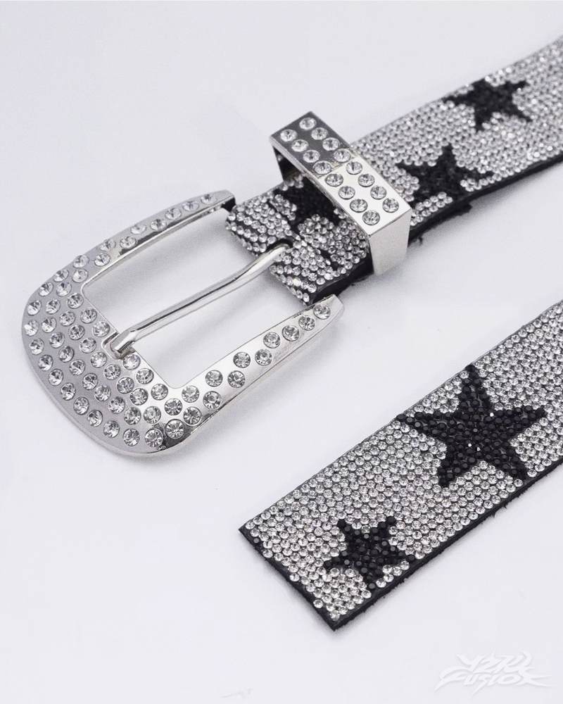 Ceinture étoile strass Y2K