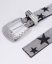 Ceinture étoile strass Y2K