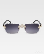 Y2K Sonnenbrille mit Strass