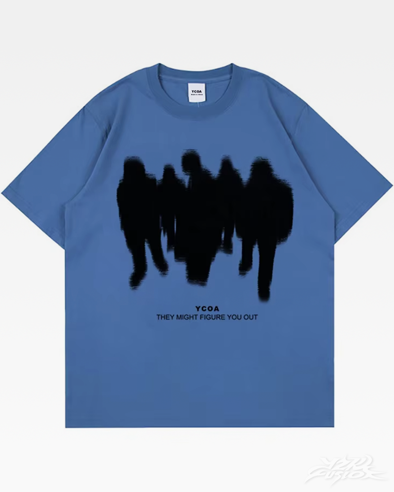 Y2K shadow silhouettes shirt