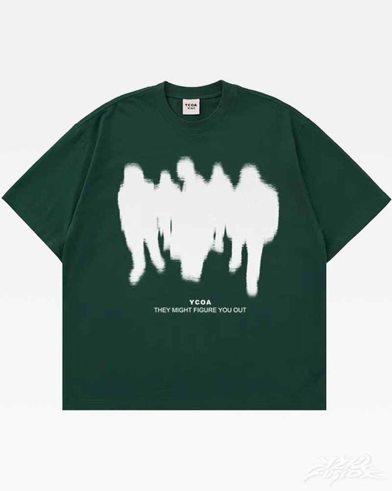 Y2K shadow silhouettes shirt