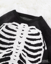 Y2K Skelett Pullover