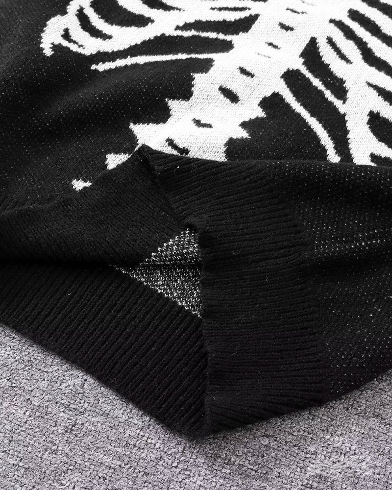 Y2K Skelett Pullover