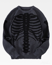 Y2K Skelett Pullover