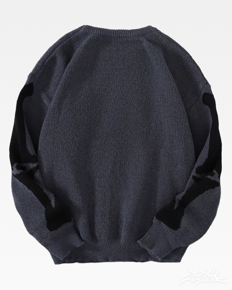 Y2K Skelett Pullover