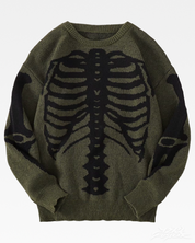 Y2K Skelett Pullover
