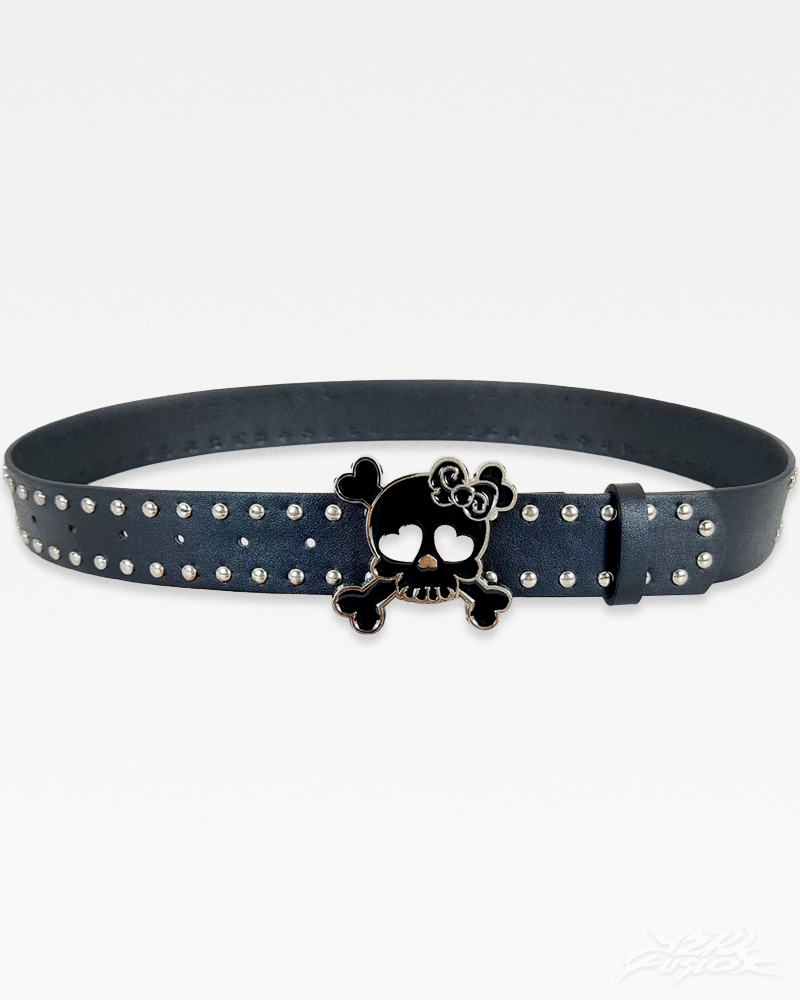 Y2K Skull Belt