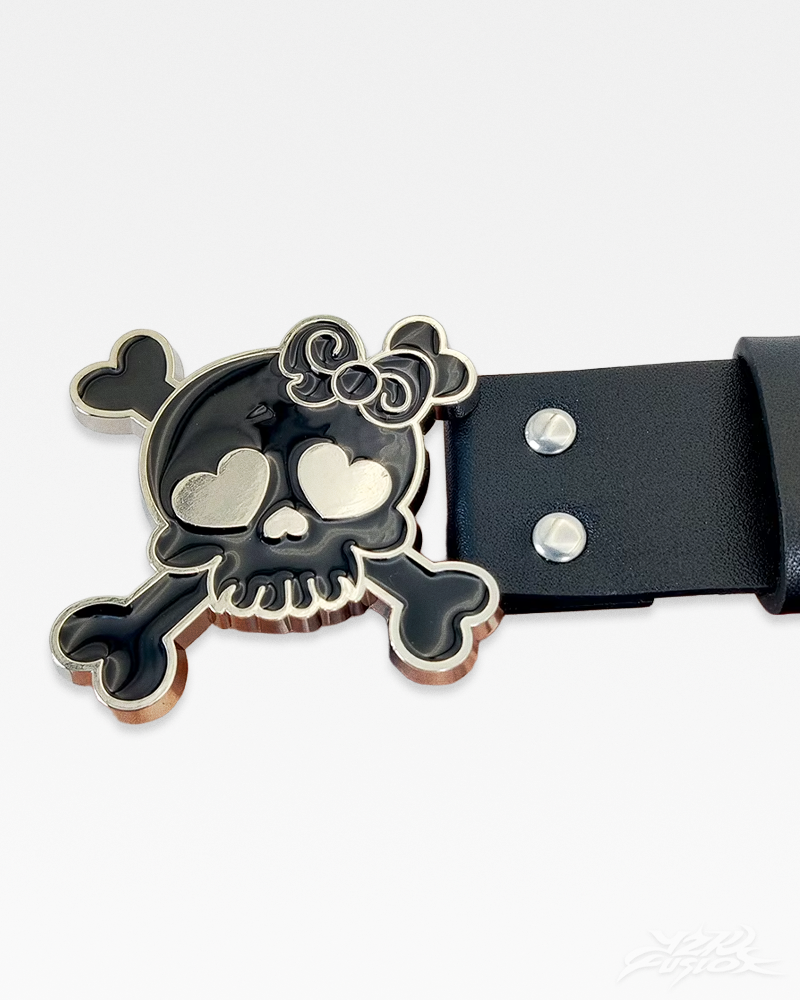 Y2K Skull Belt