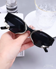 Y2K Schlangen Sonnenbrille