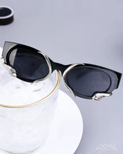 Y2K Schlangen Sonnenbrille