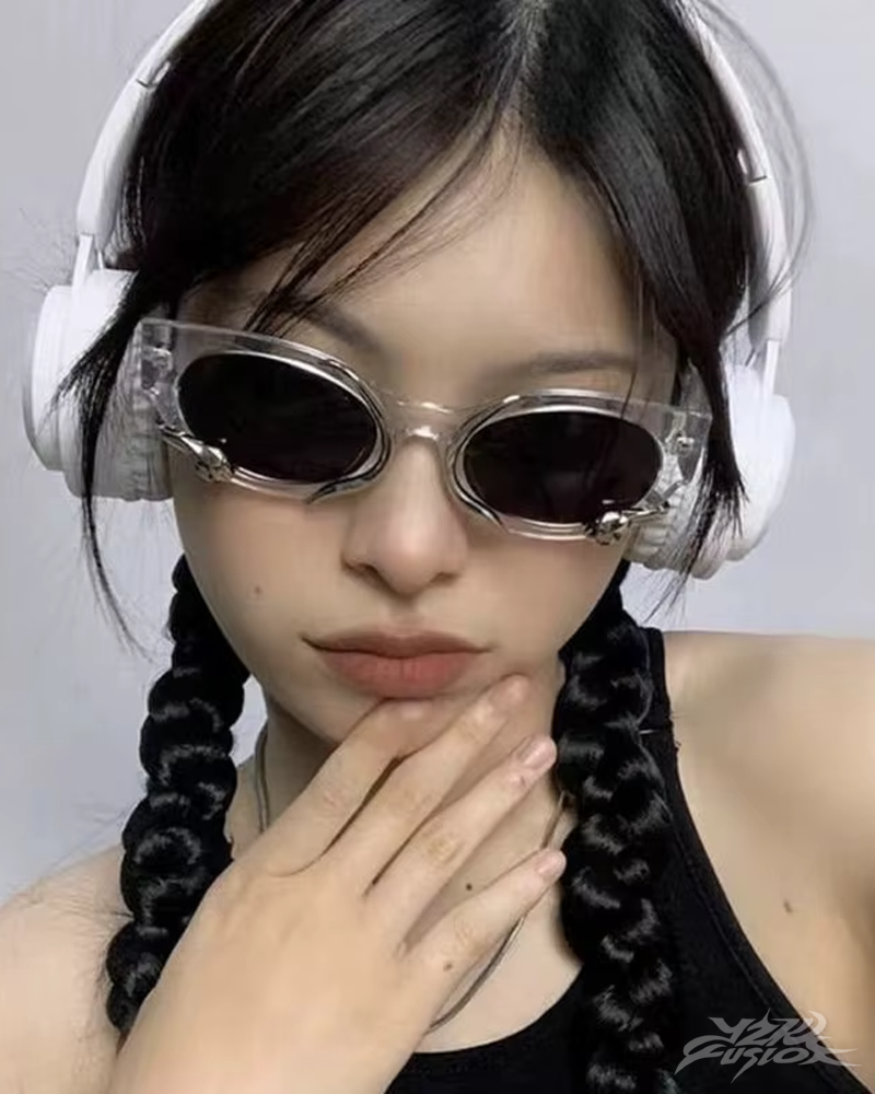 Y2K Schlangen Sonnenbrille