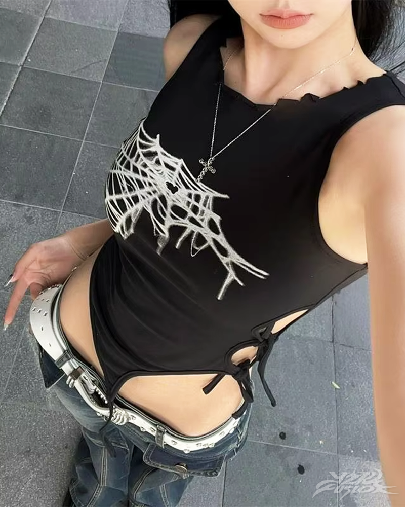 Spinnennetz Top