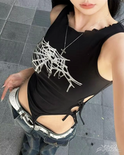 Spinnennetz Top