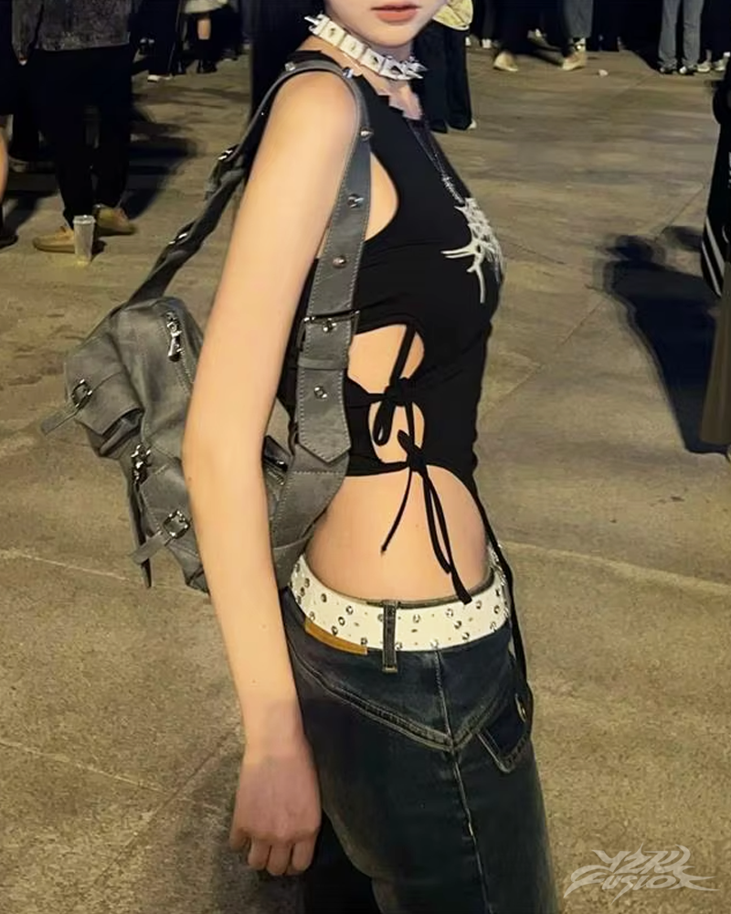 Spinnennetz Top