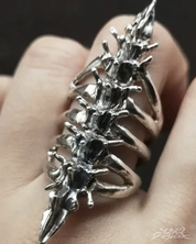 Y2K Wirbelsäulen Ring
