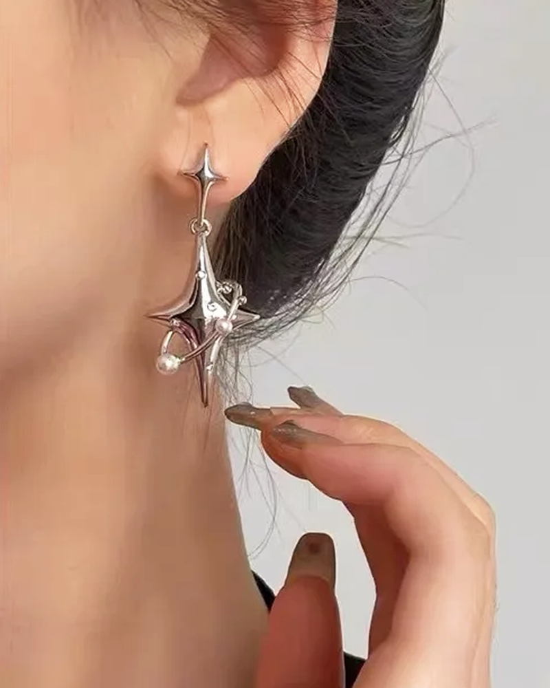 Boucles d'oreilles étoile