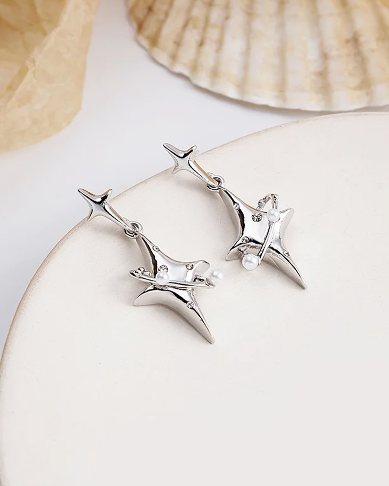Boucles d'oreilles étoile