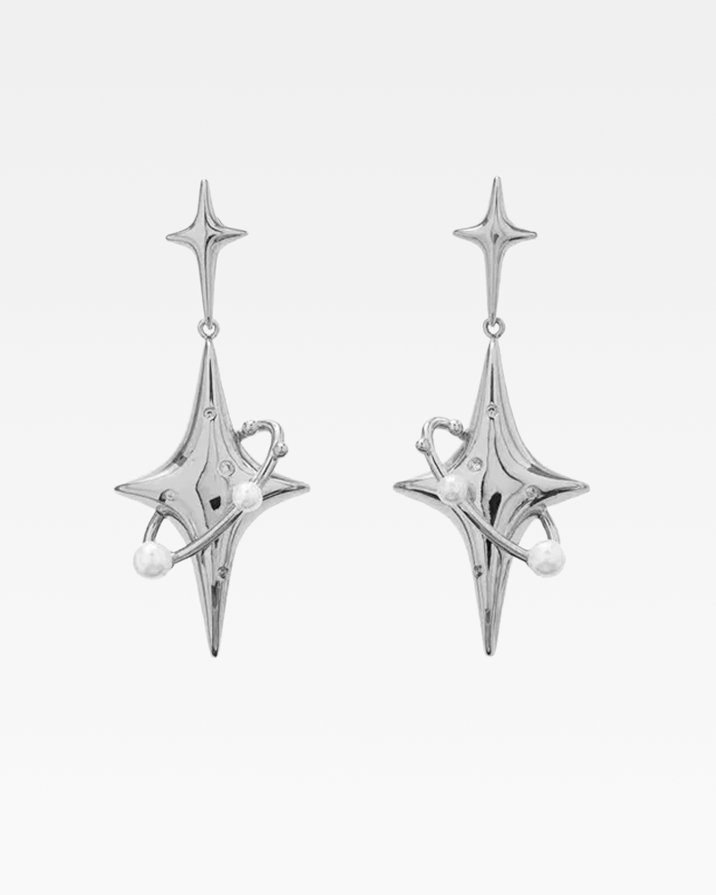 Boucles d'oreilles étoile