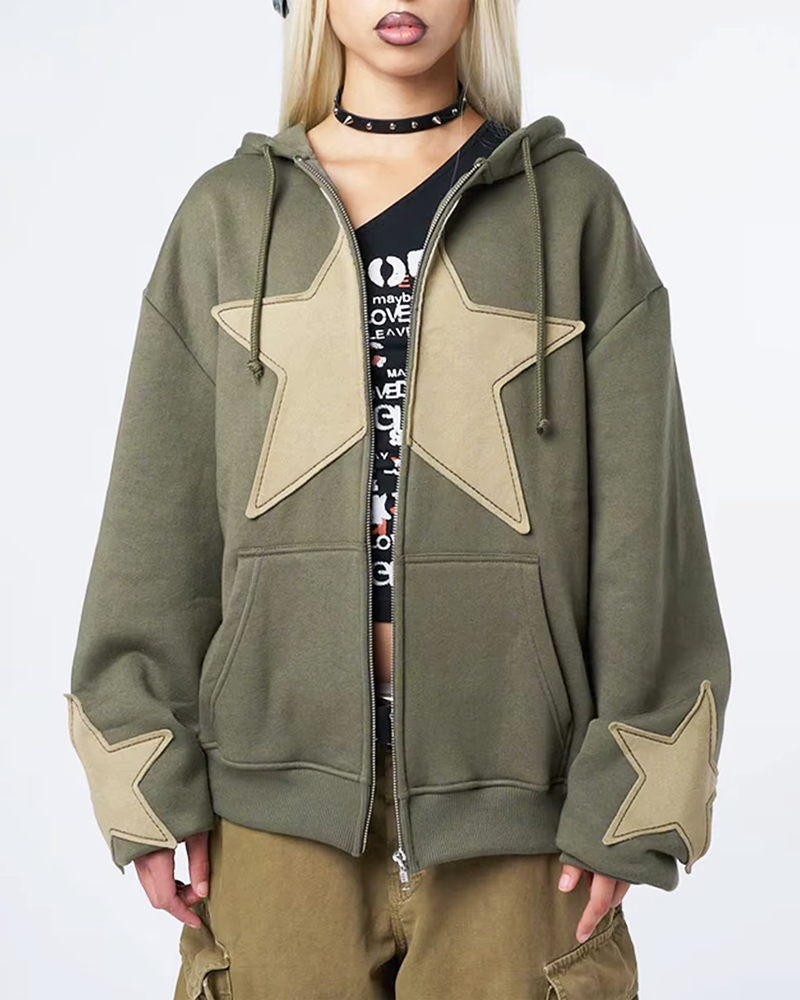 Y2K Star Hoodie | Y2K Fusion
