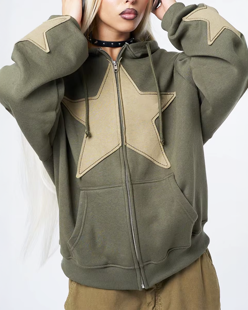 Y2K Star Hoodie | Y2K Fusion Y2K Star Hoodie | Y2K Fusion