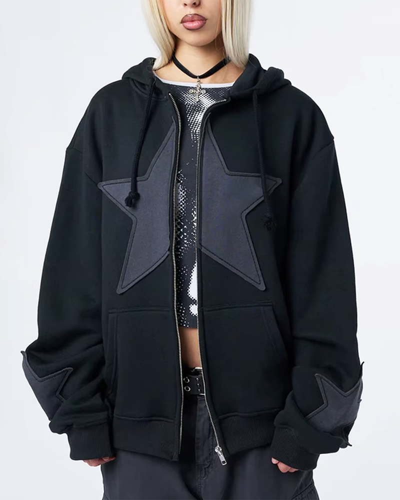 Y2K Star Hoodie | Y2K Fusion Y2K Star Hoodie | Y2K Fusion