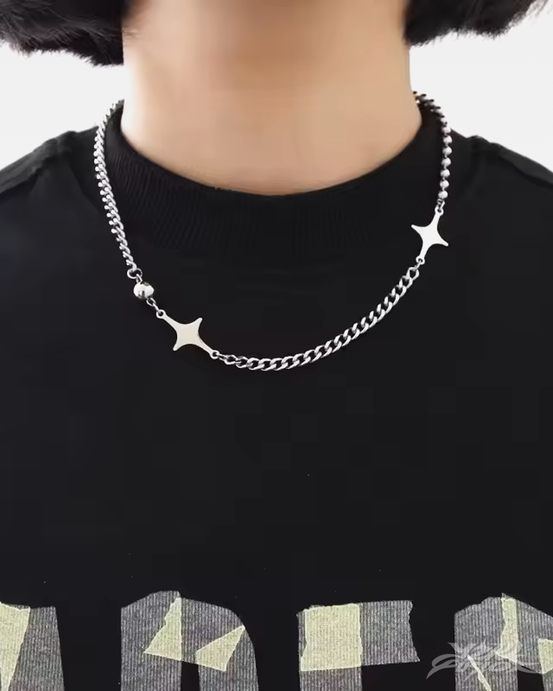 Y2K Star Necklace