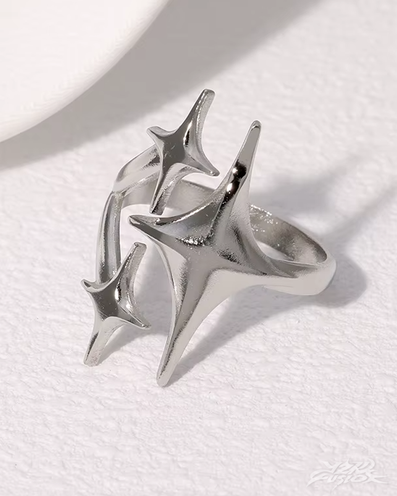 Y2K Star Ring