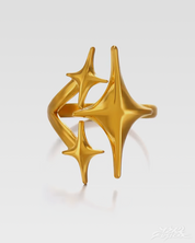 Y2K Star Ring