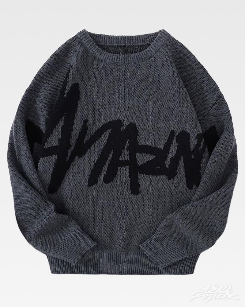 Sweter streetwear Y2K