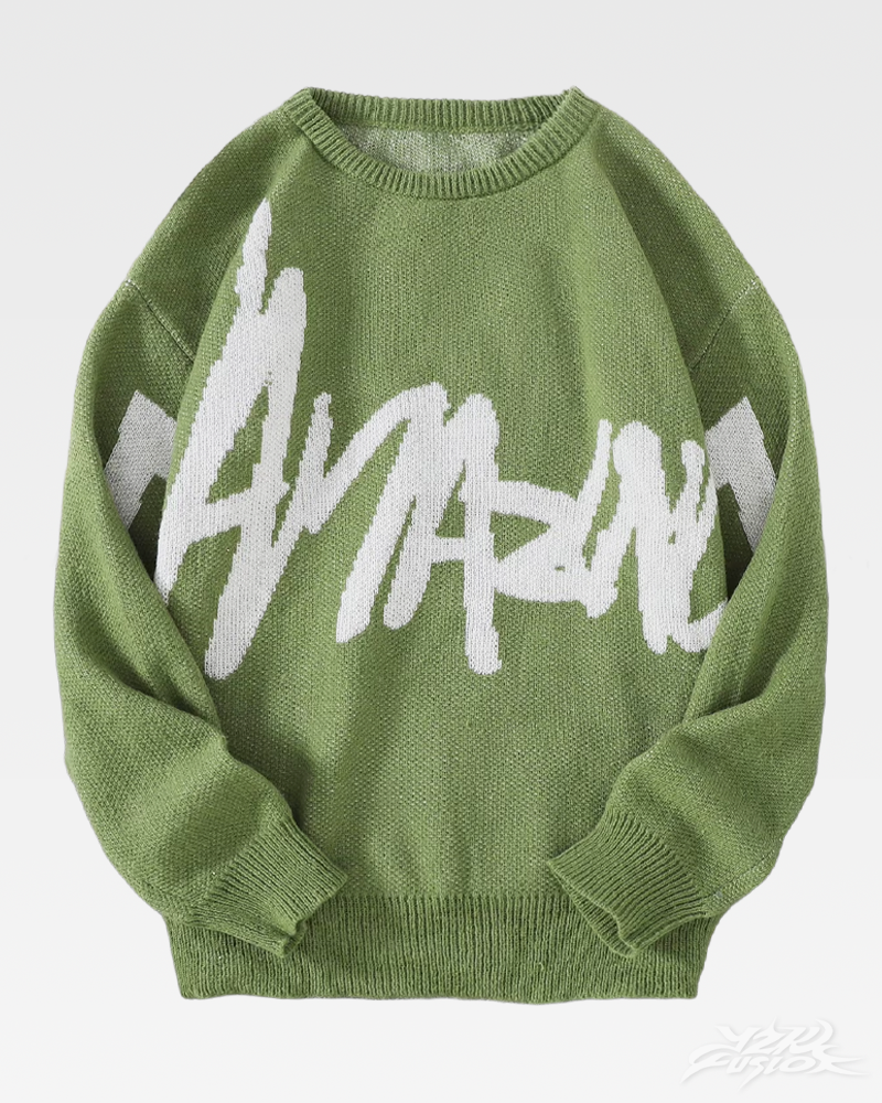 Sweter streetwear Y2K