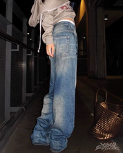 Y2K Baggy Jeans mit Nieten