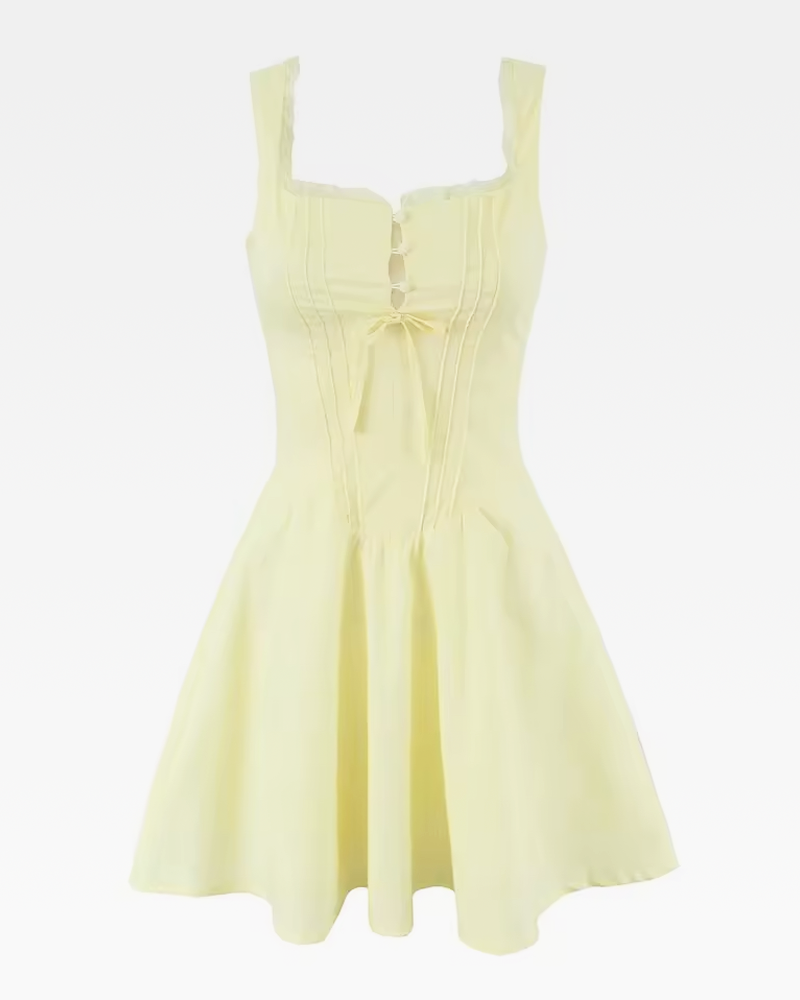 Gelbes Kleid Kurz