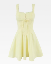 Gelbes Kleid Kurz